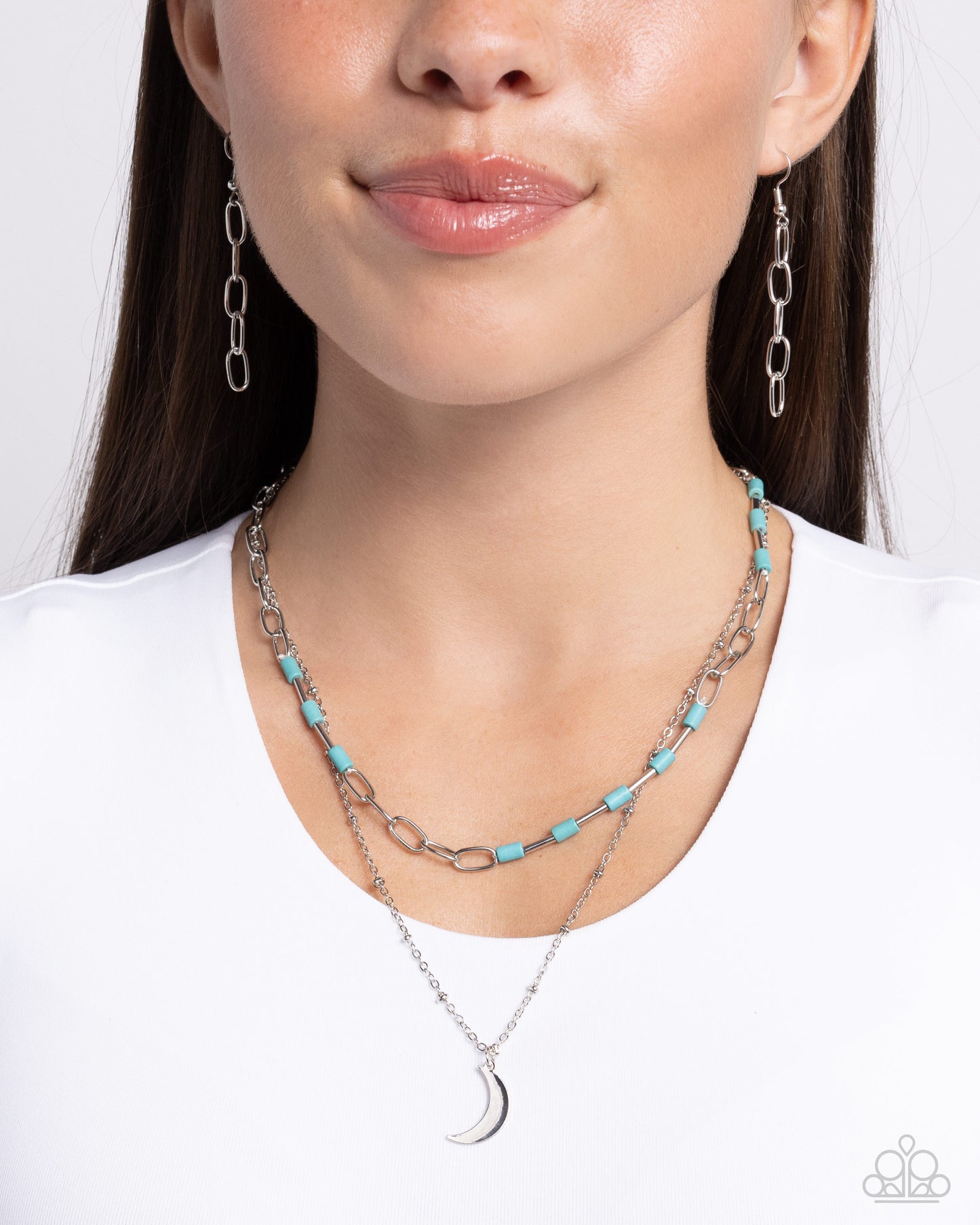 Lunar Lucidity - Blue Necklace Paparazzi