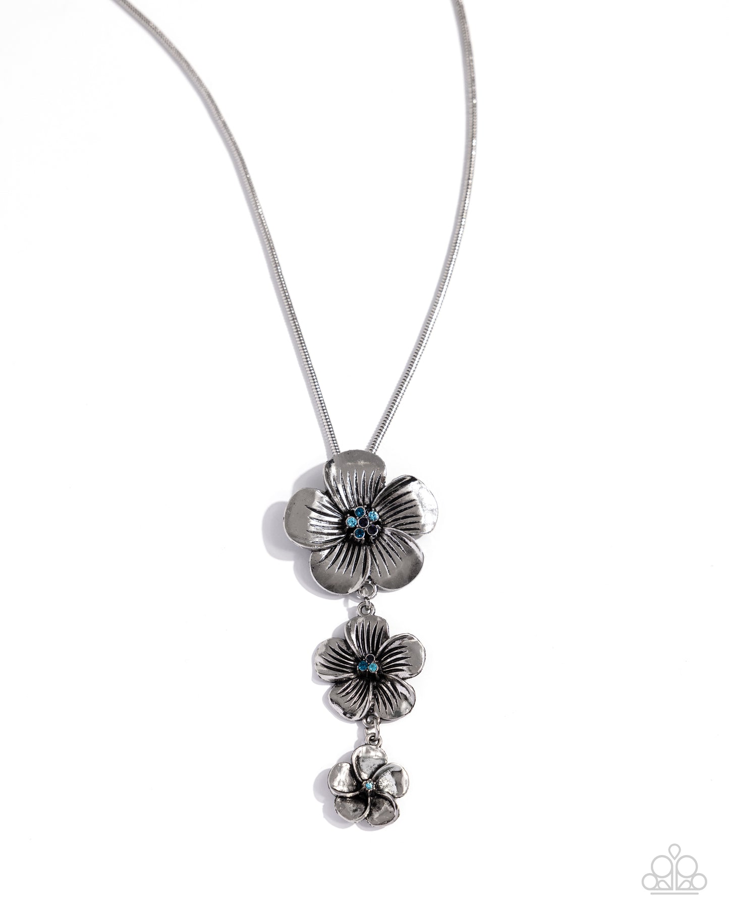 Wallflower Whimsy - Blue Necklace Paparazzi