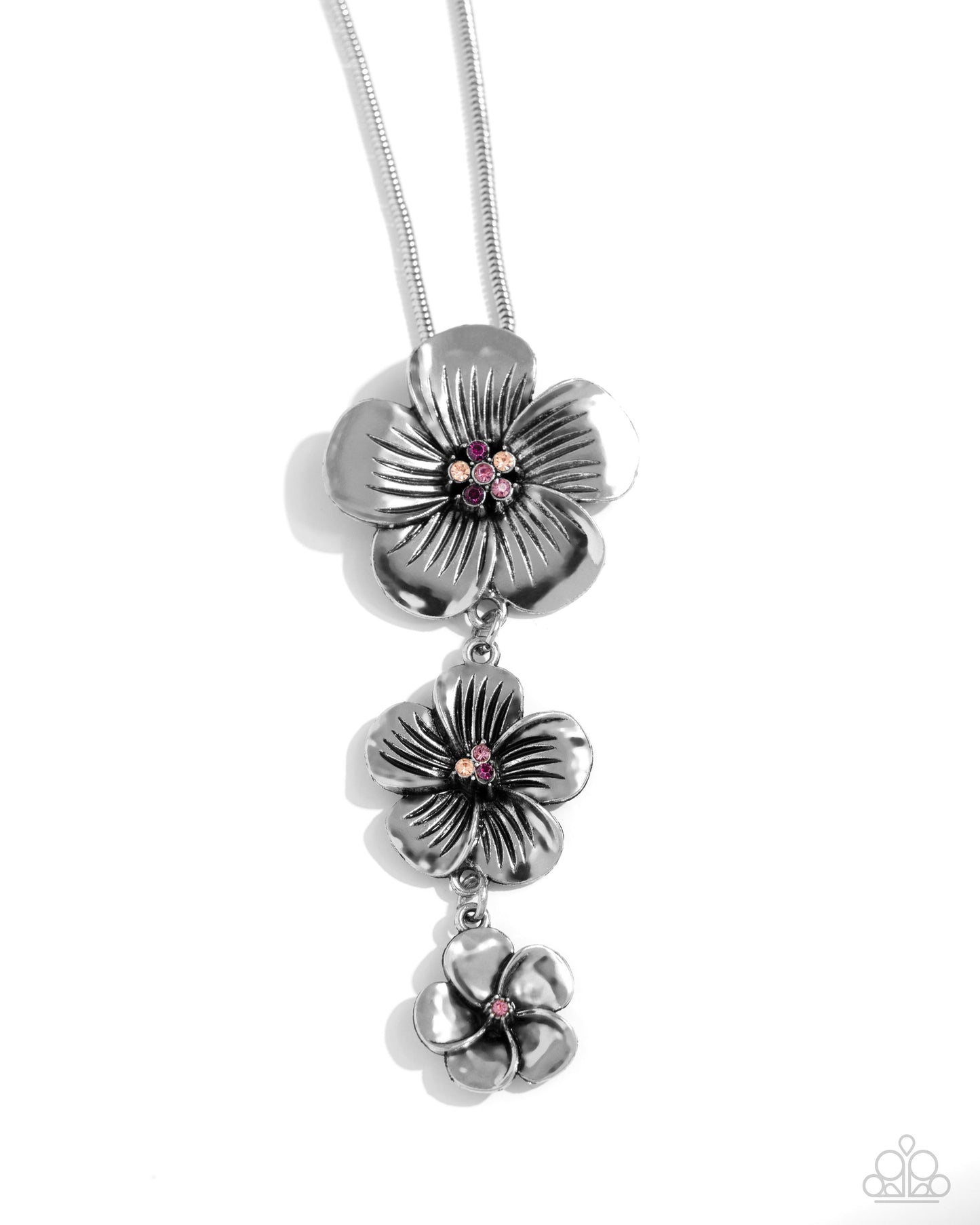 Wallflower Whimsy - Purple Necklace