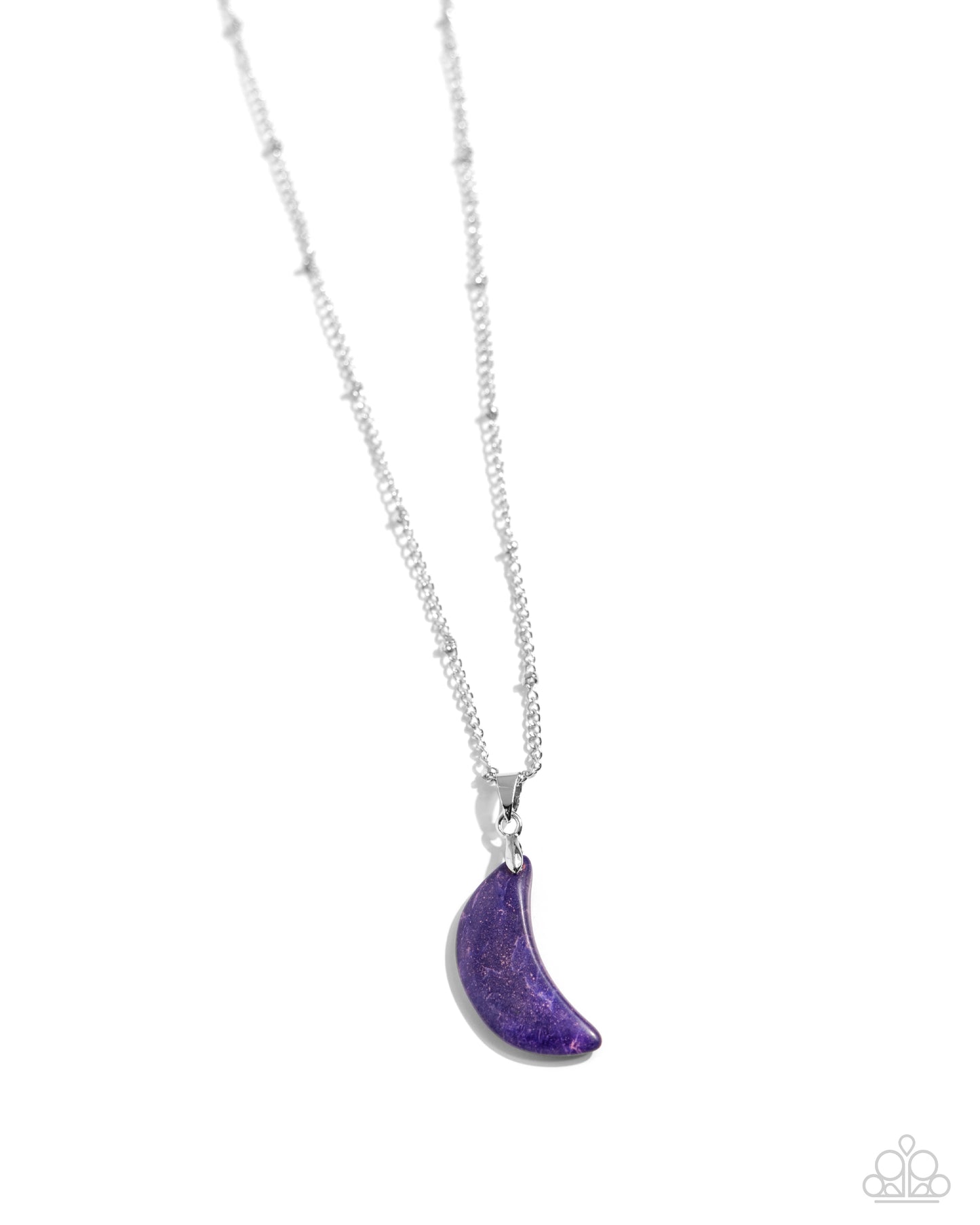 unar Lesson - Purple Necklace Earring Set