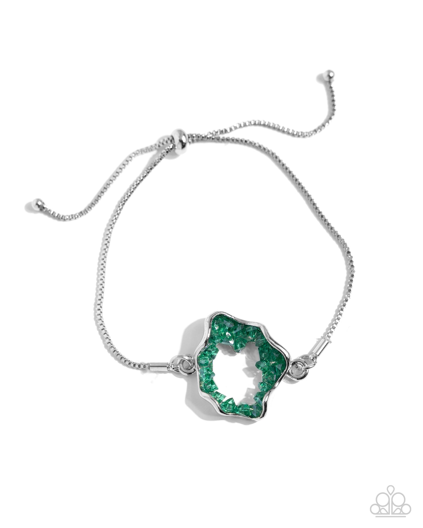 Geode Greeting - Green Bracelet Paparazzi