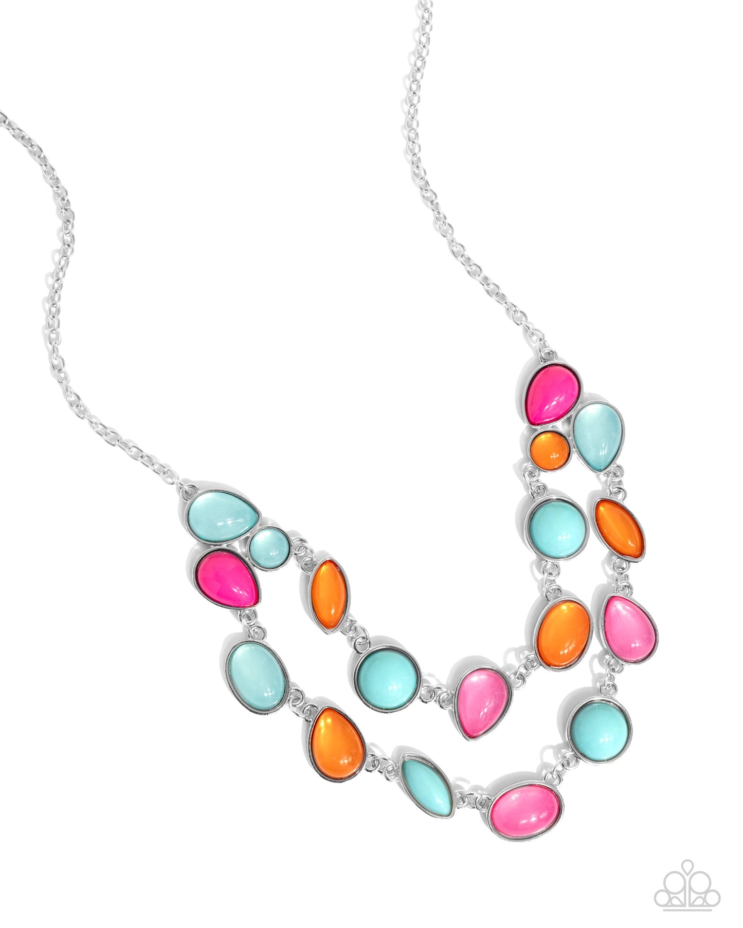 Variety Vogue - Pink Necklace Earring Set