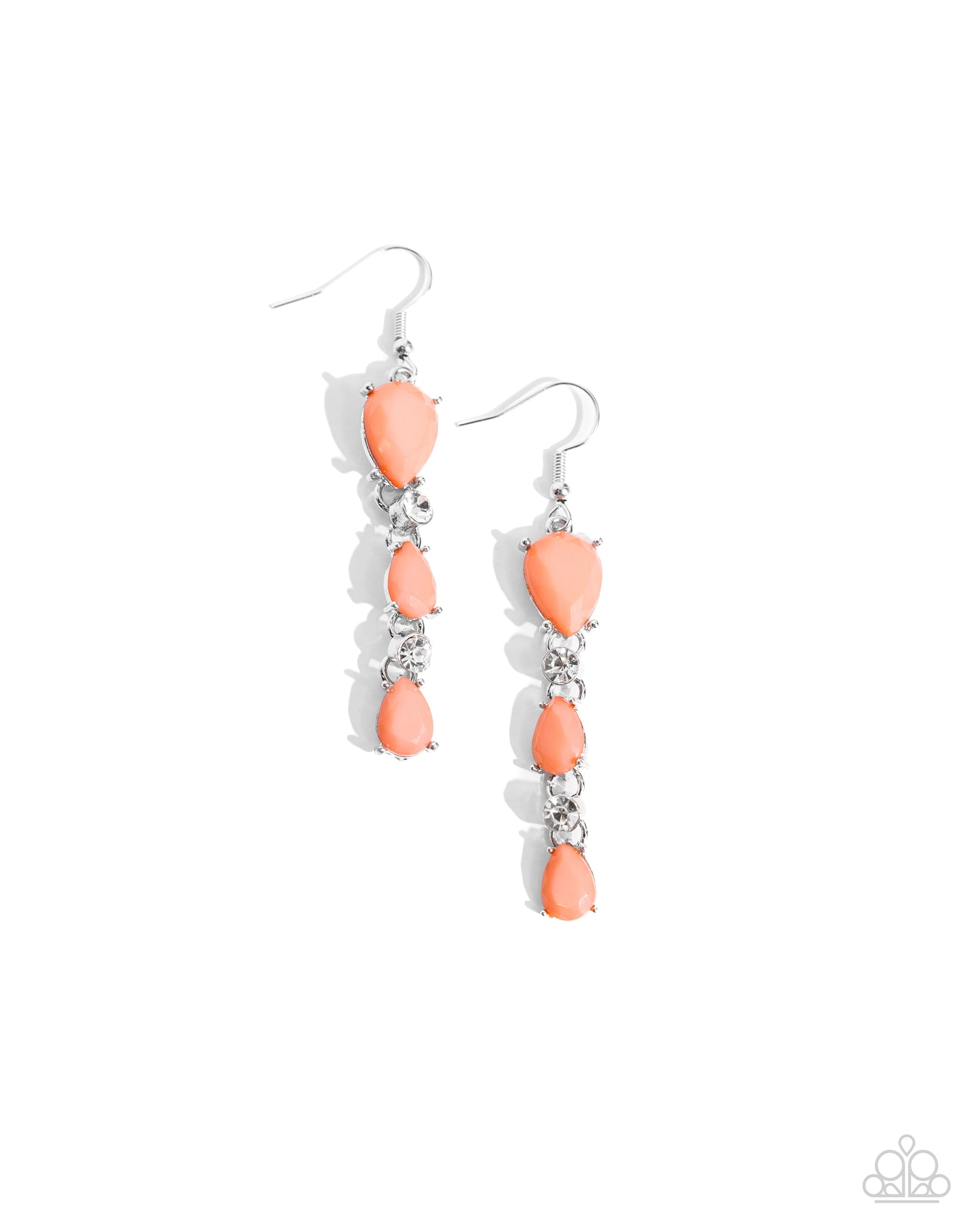 Malibu March - Orange Earrings