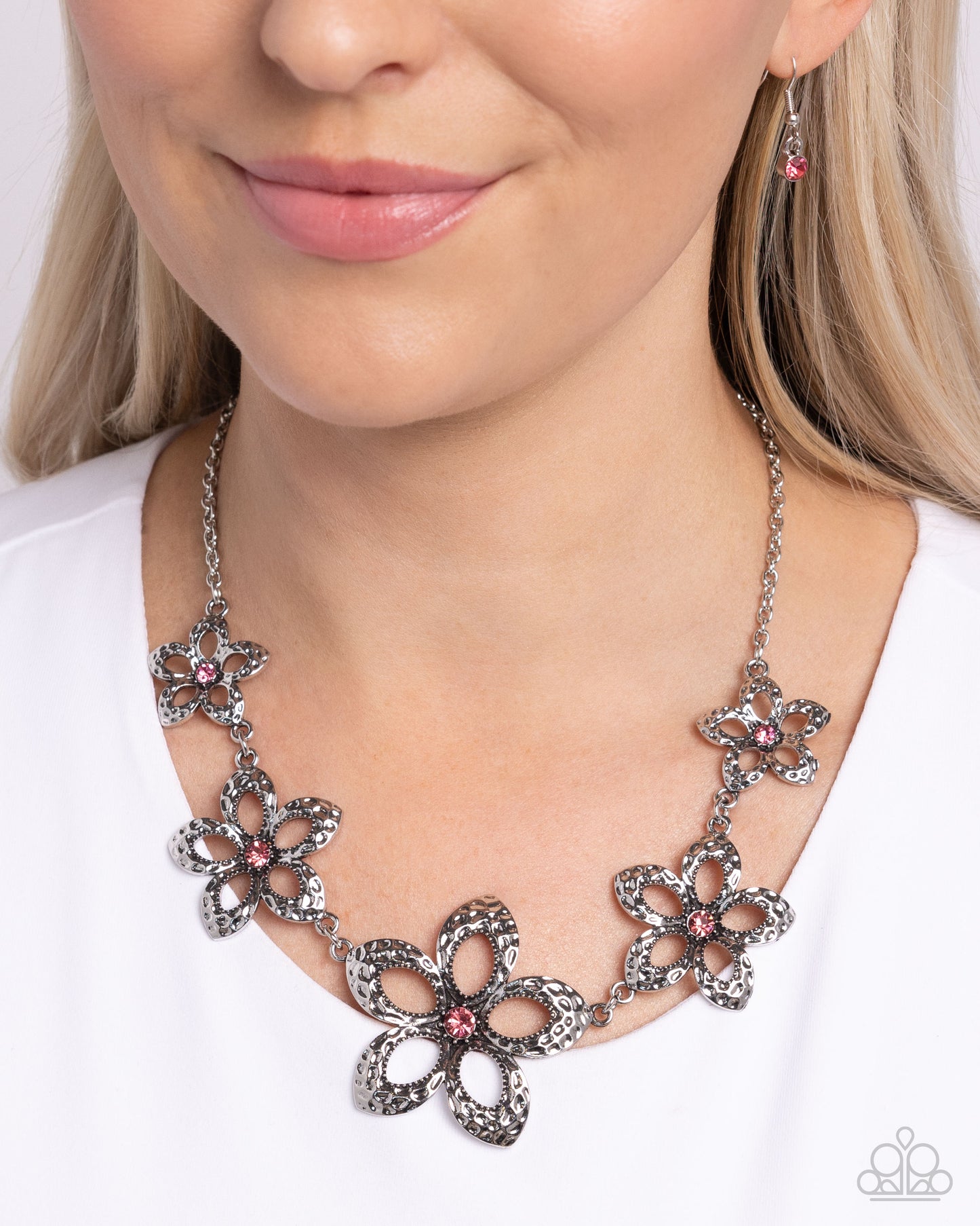 Faithful Florals - Pink Necklace