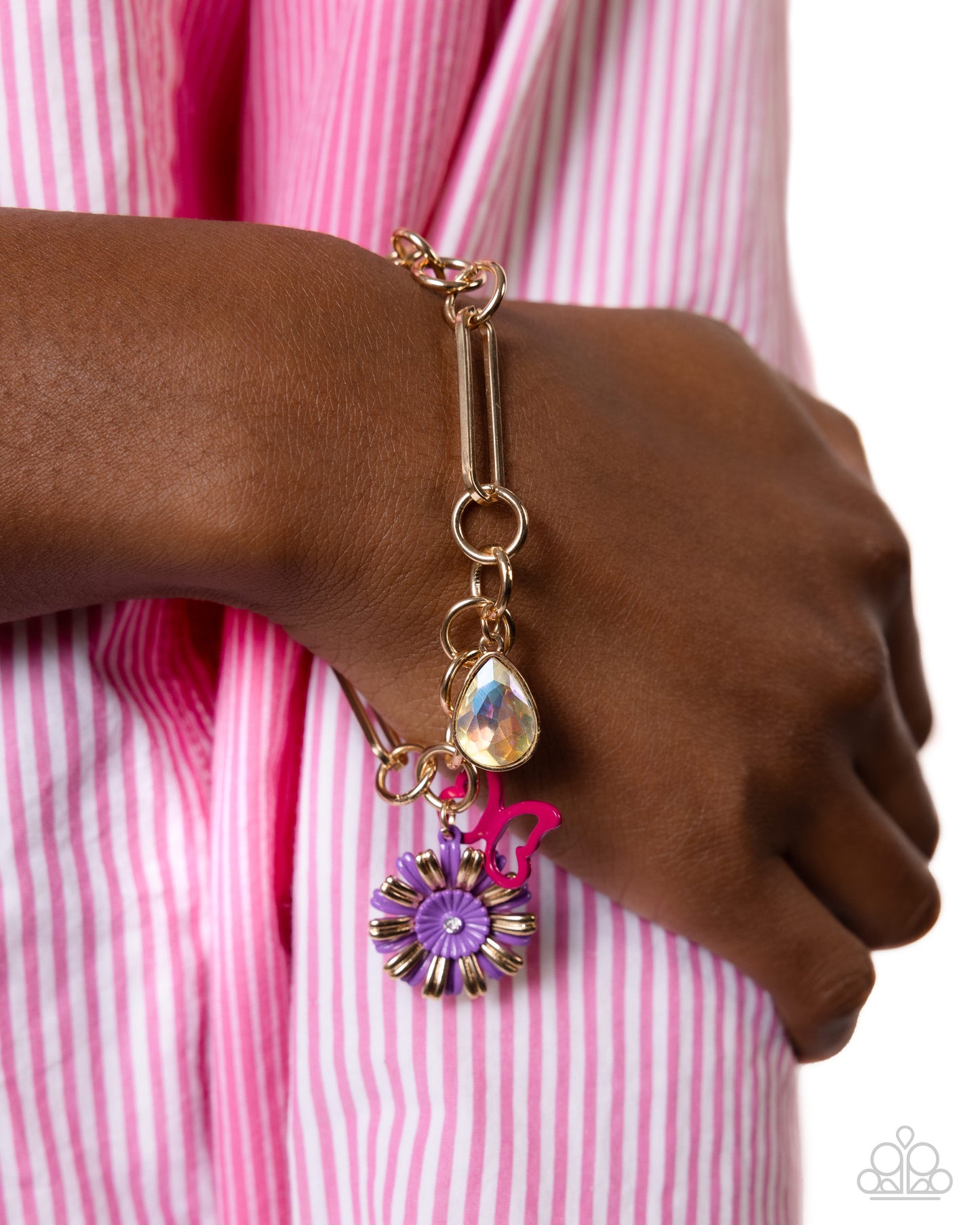 Aerial Adventure - Purple. Necklace & Bracelet Paparazzi