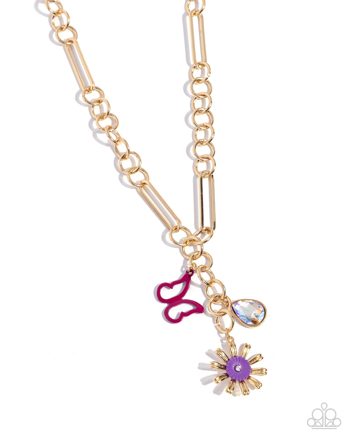 Aerial Adventure - Purple. Necklace & Bracelet Paparazzi