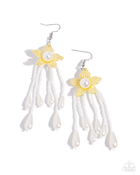 Prom Personality - Yellow Earrings