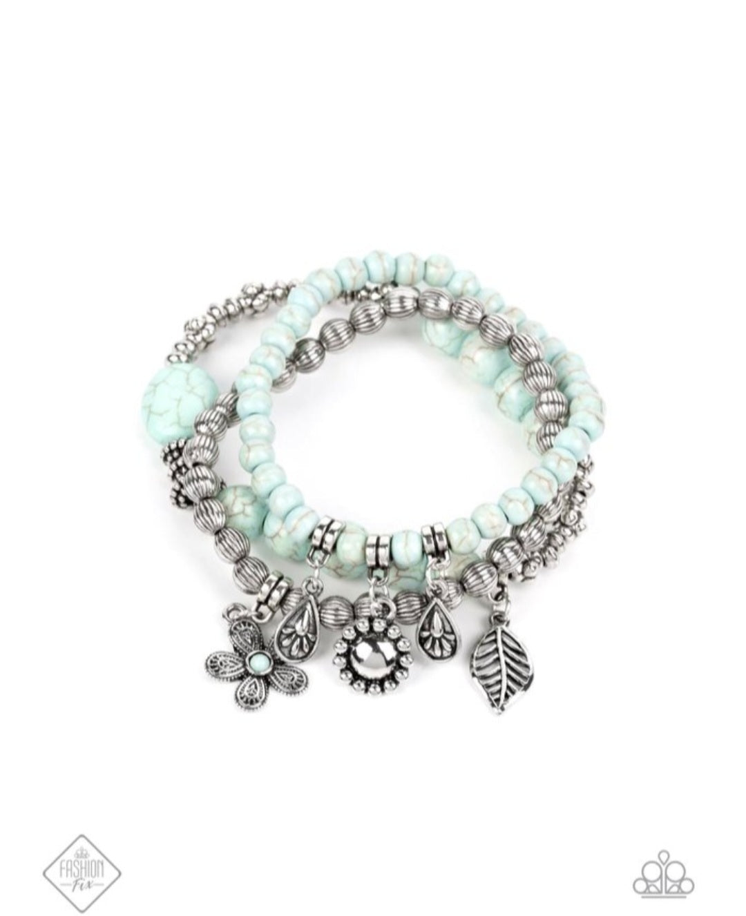 Individual Inflorescence - Blue  Bracelet