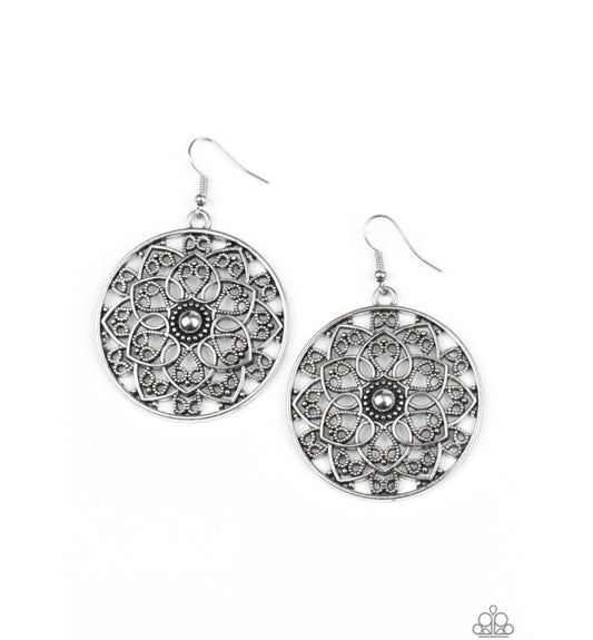 Petal Prana - Silver  Earrings