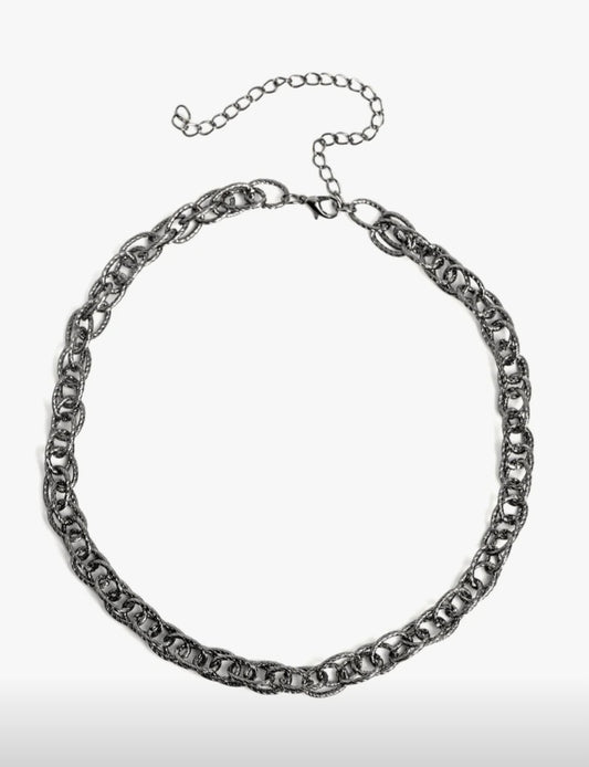 If I Only Had A Chain - Black Choker Necklace