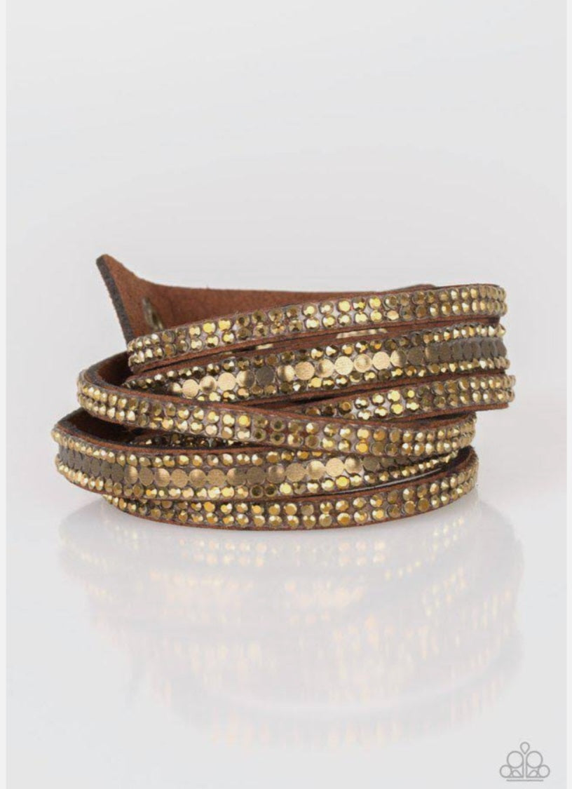 Rock Star Attitude - Brass  Bracelet