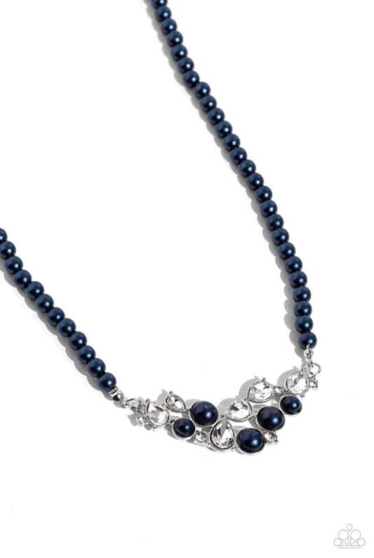 Pampered Pearls Blue Necklace