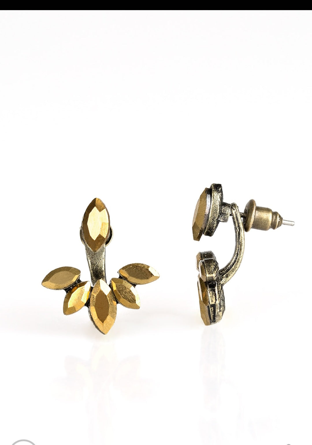 Radical Refinement - Brass  Post Earrings