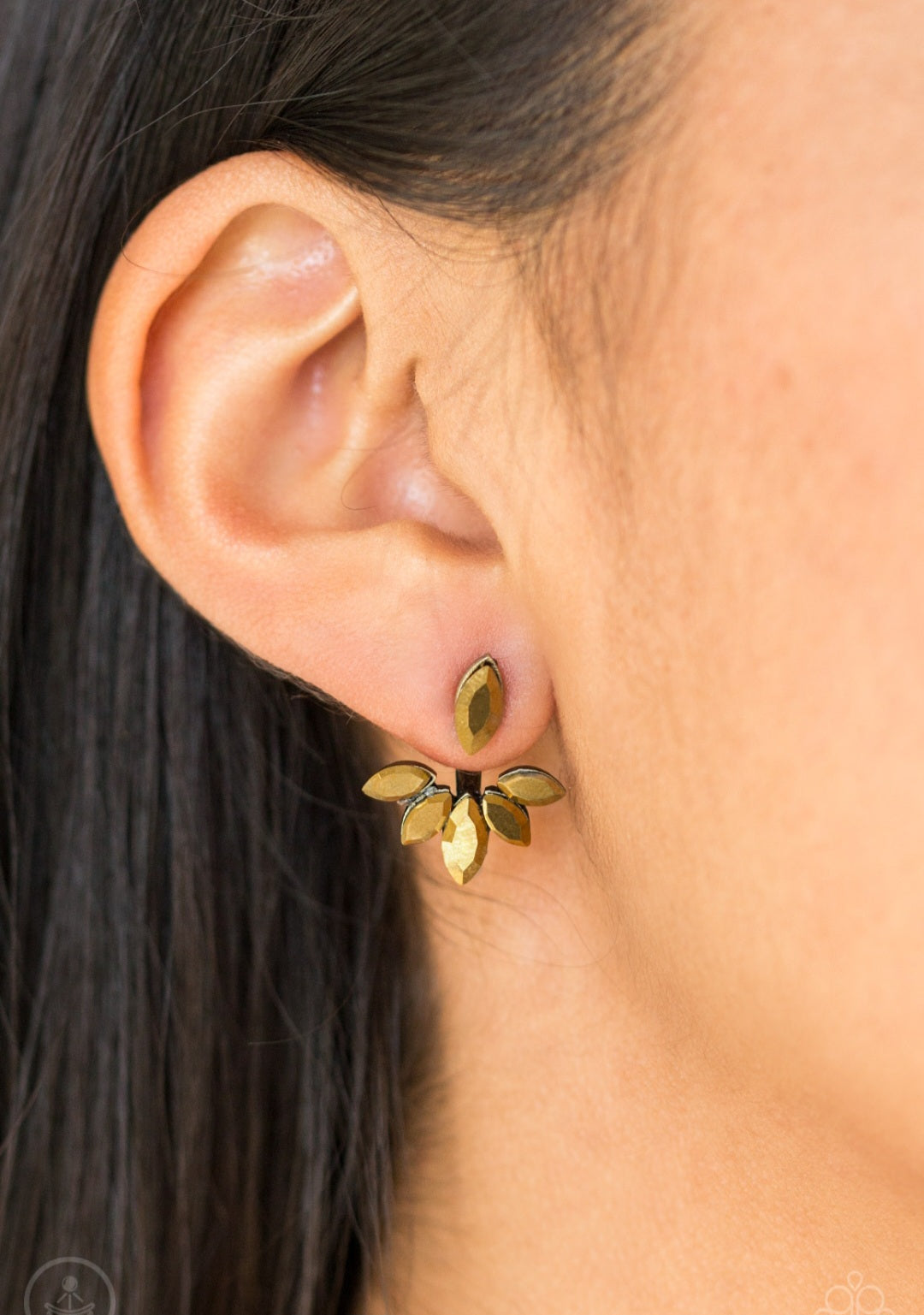 Radical Refinement - Brass  Post Earrings