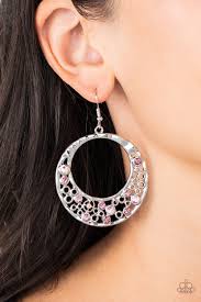 Enchanted Effervescence - Purple Earrings