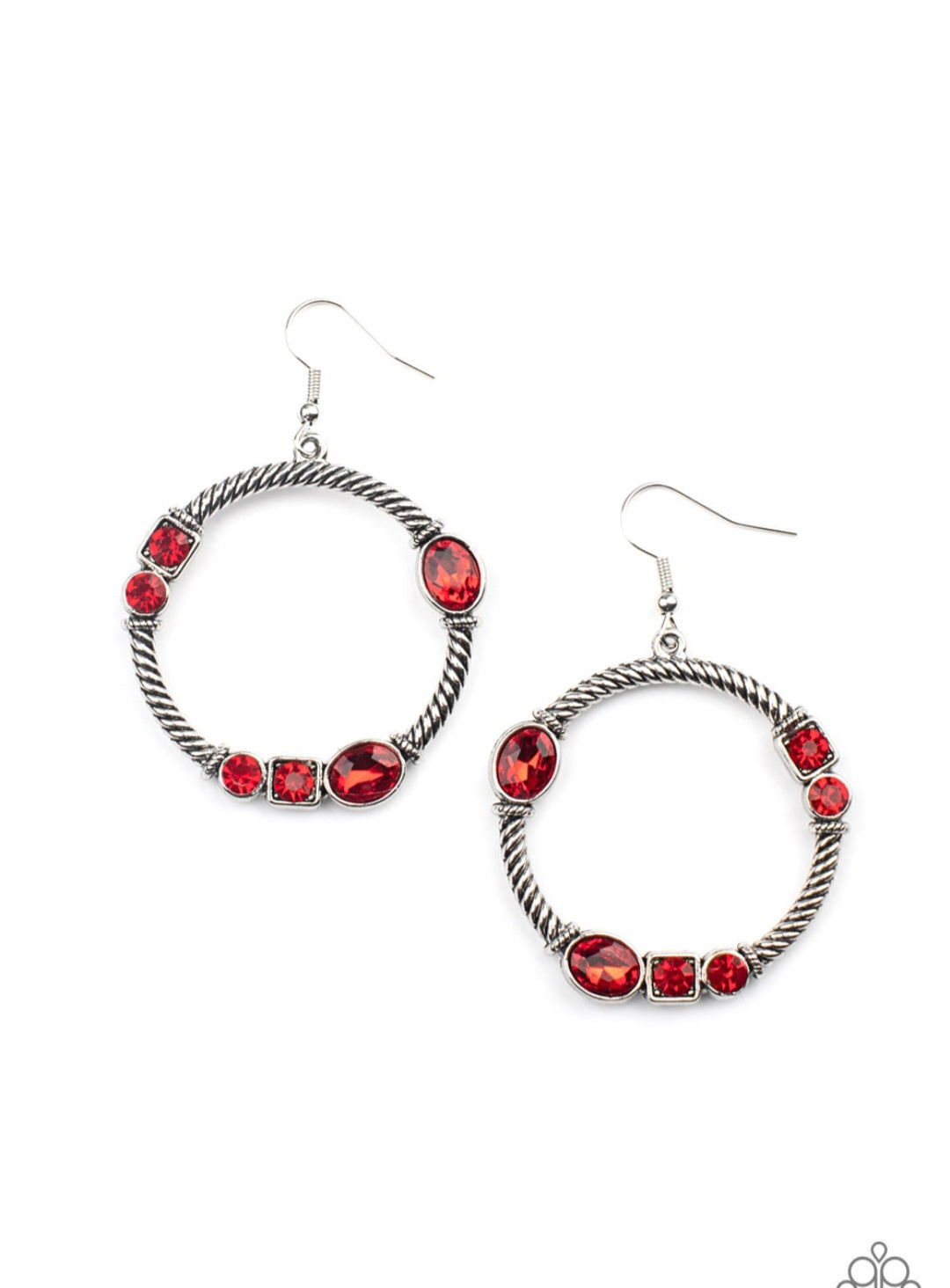 Glamorous Garland - Red Earring