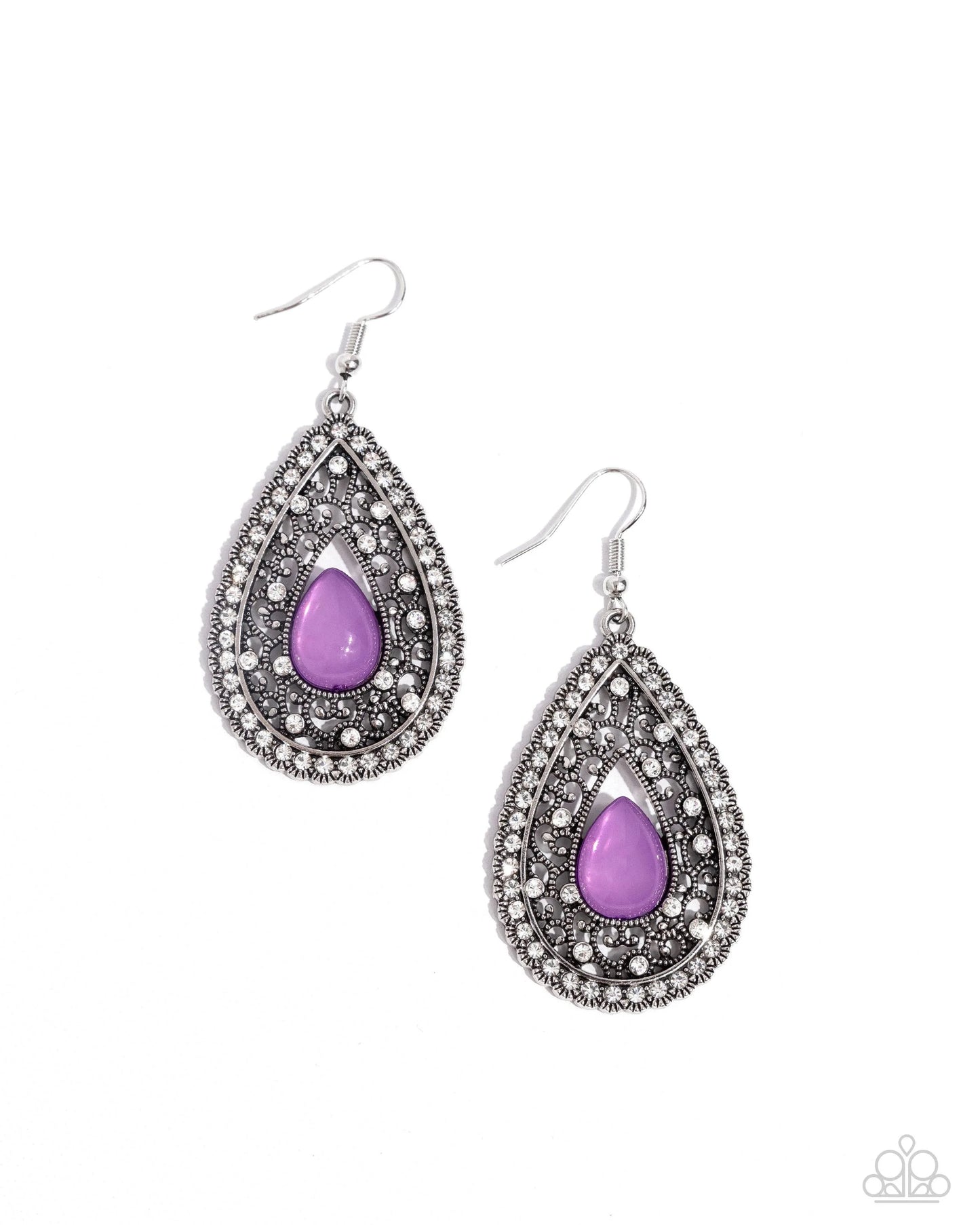 Cloud Nine Couture Purple Earrings