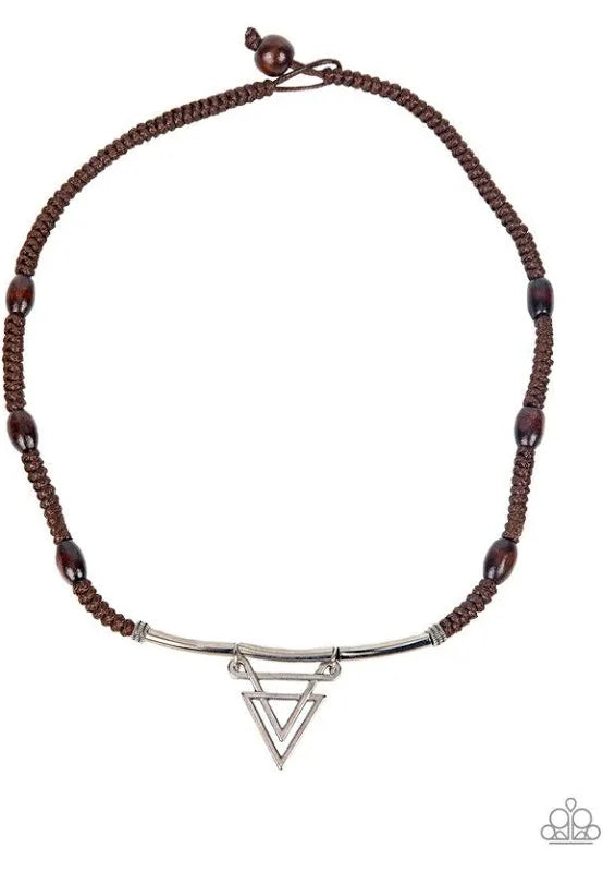 Arrowed Admiral - Brown Urban Men Necklace