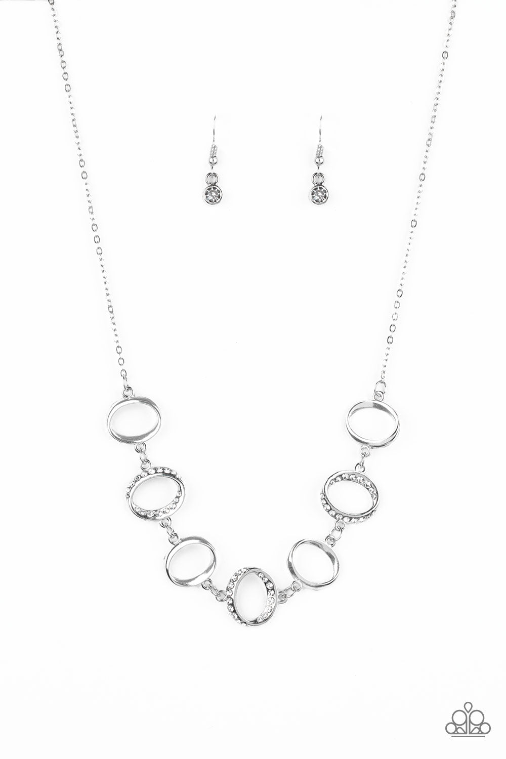 Inner Beauty - White Necklace Earring Set