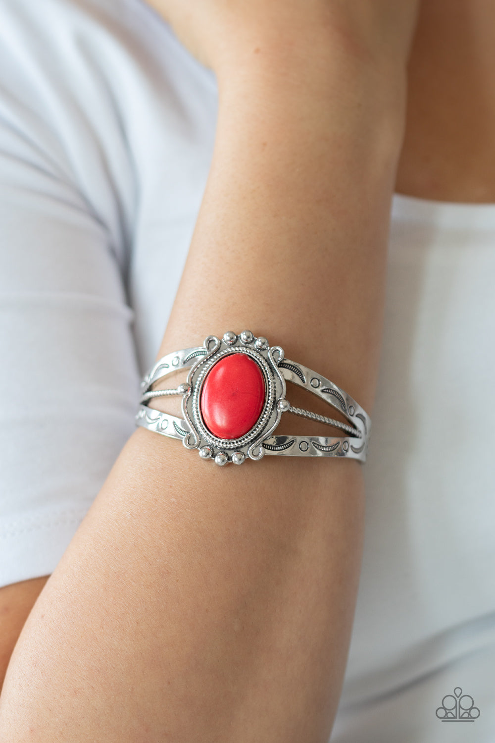 Very TERRA-torial - Red  bracelet