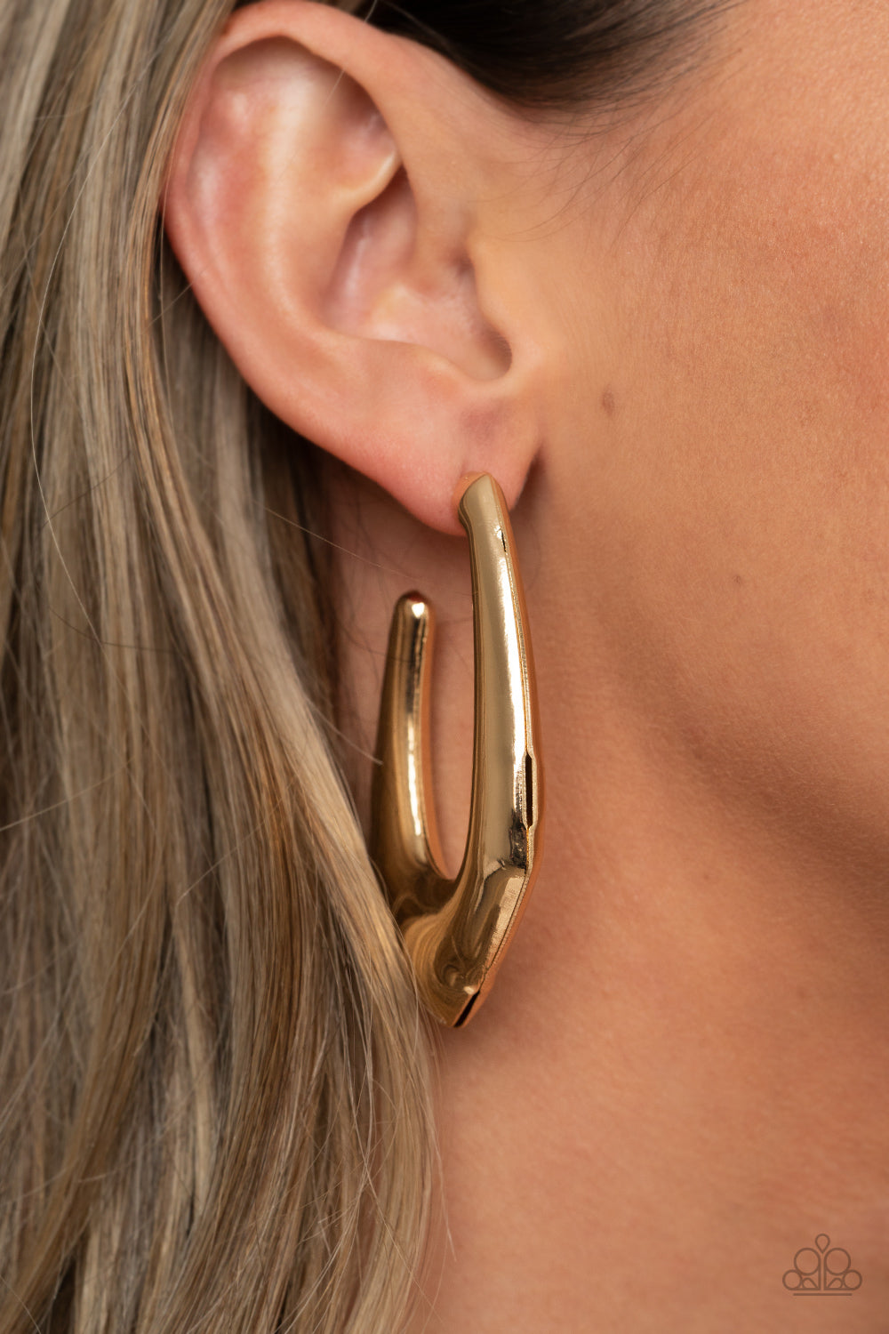 Find Your Anchor - Gold Earring