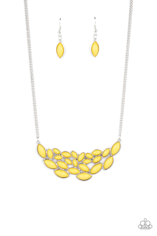 Eden Escape - Yellow Necklace Earring Set