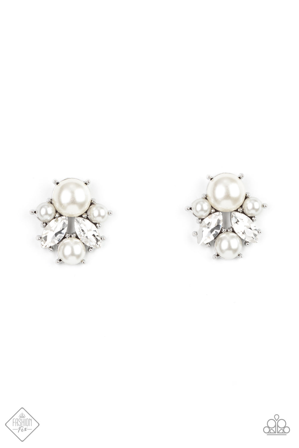 Royal Reverie White Earring Fashion Fix