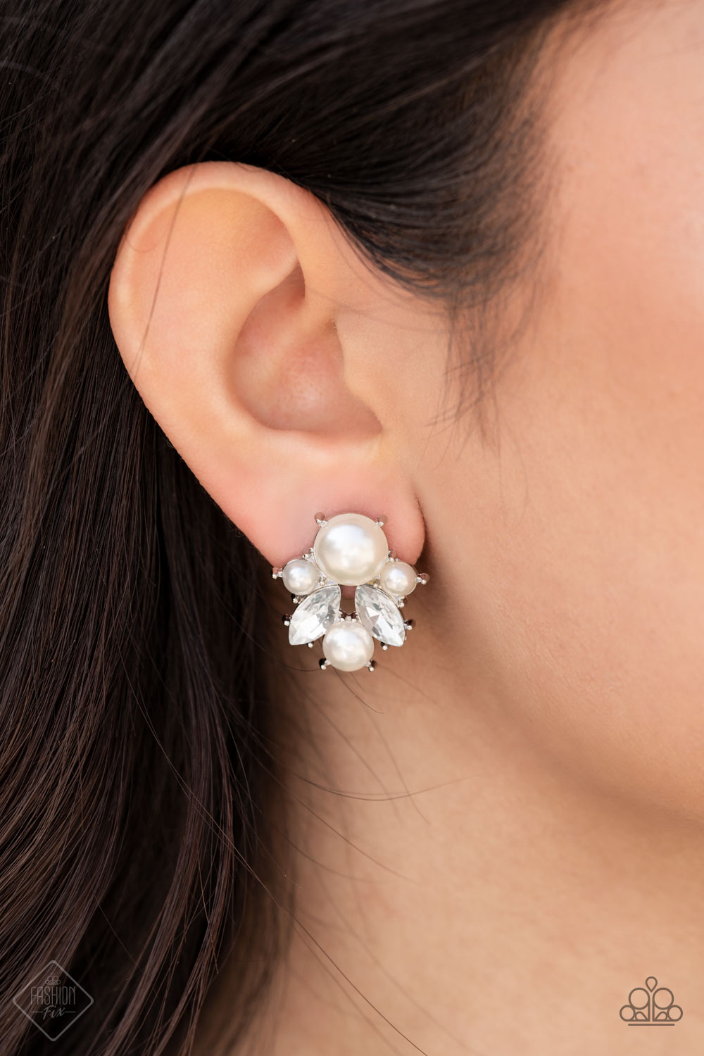 Royal Reverie White Earring Fashion Fix