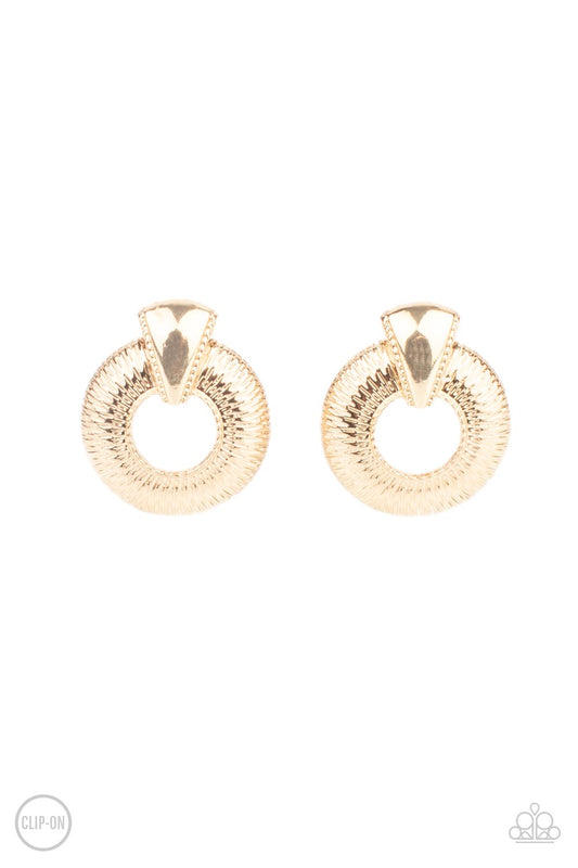 Industrial Innovator - Gold  Earring