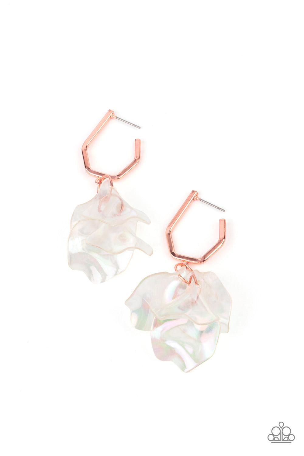 Jaw-Droppingly Jelly - Copper Earring