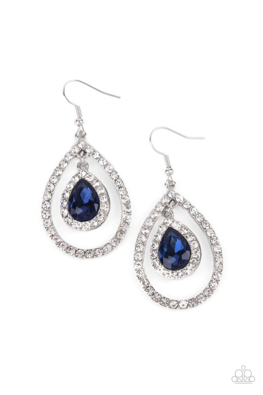 Blushing Bride - Blue Earrings