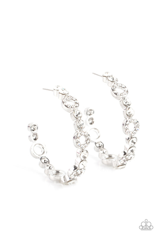 Swoon-Worthy Sparkle - White Earring