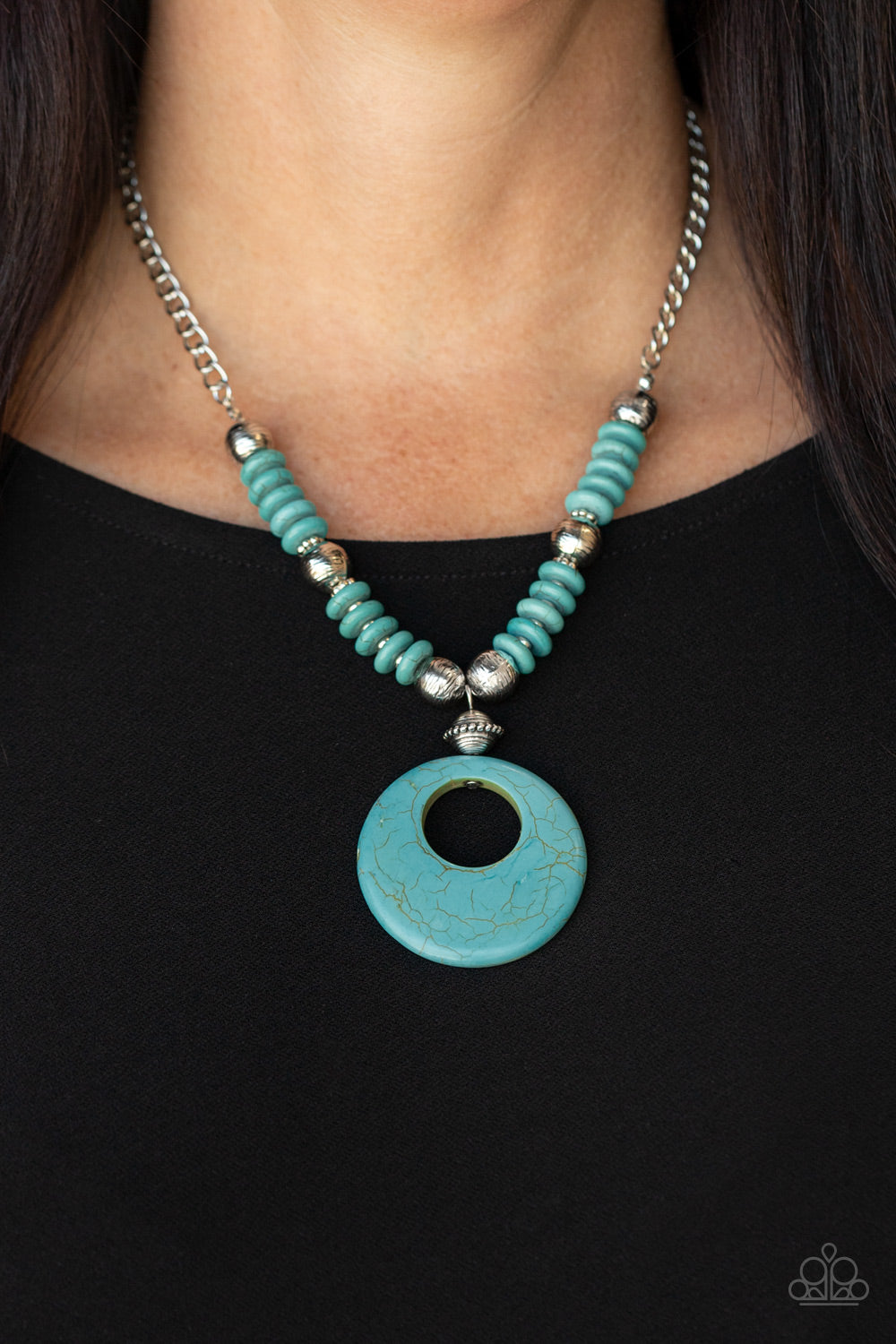 Oasis Goddess - Blue Necklace Earring Set