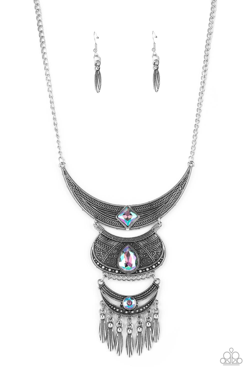 Lunar Enchantment - Multi Necklace Earring Set