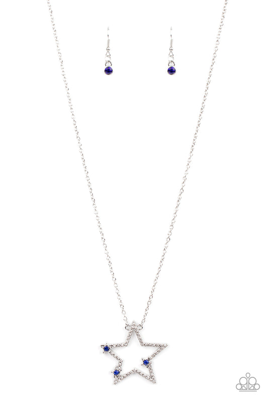 I Pledge Allegiance to the Sparkle - Blue Necklace Set