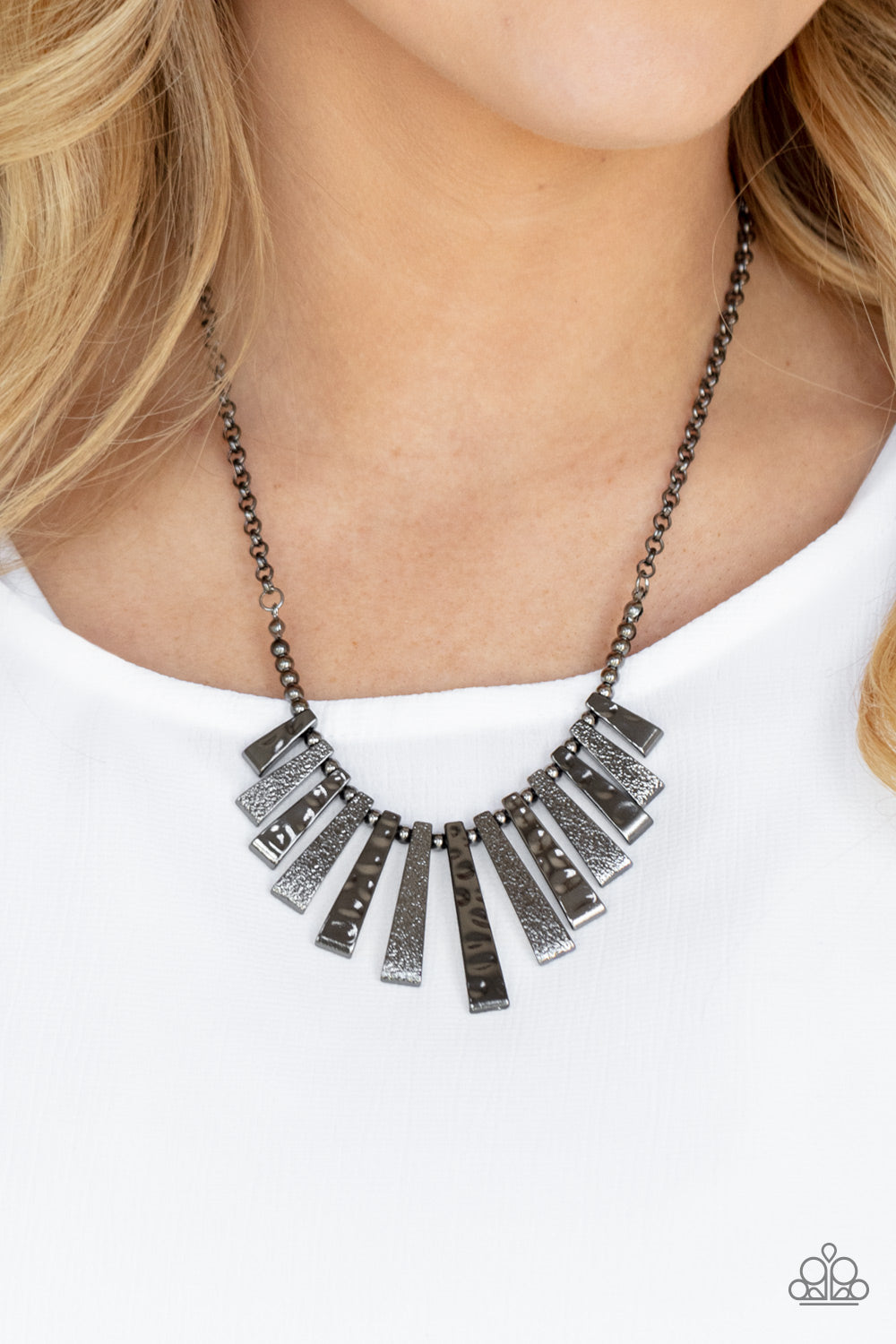 The MANE Course - Black Necklace Earring Set