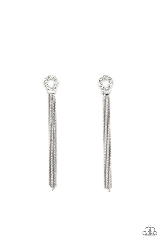 Dallas Debutante - White Post Earring