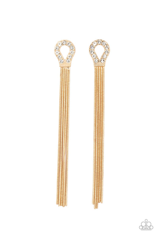 Dallas Debutante -Gold Post Earring