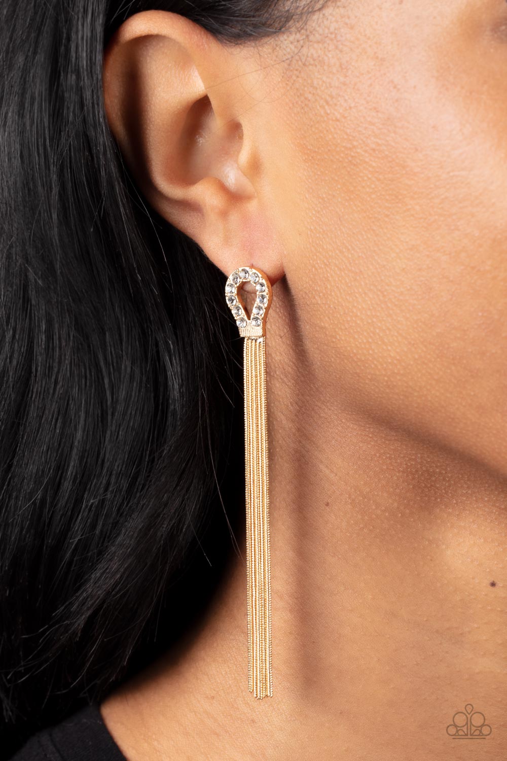 Dallas Debutante -Gold Post Earring