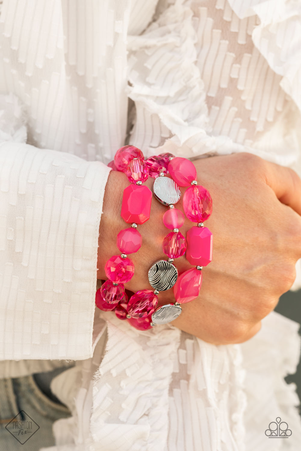 Oceanside Bliss Pink Bracelet