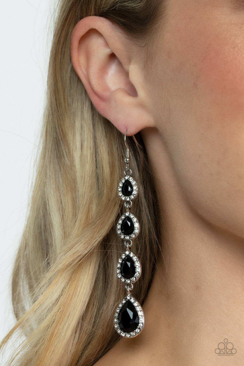 Confidently Classy - Black Earring