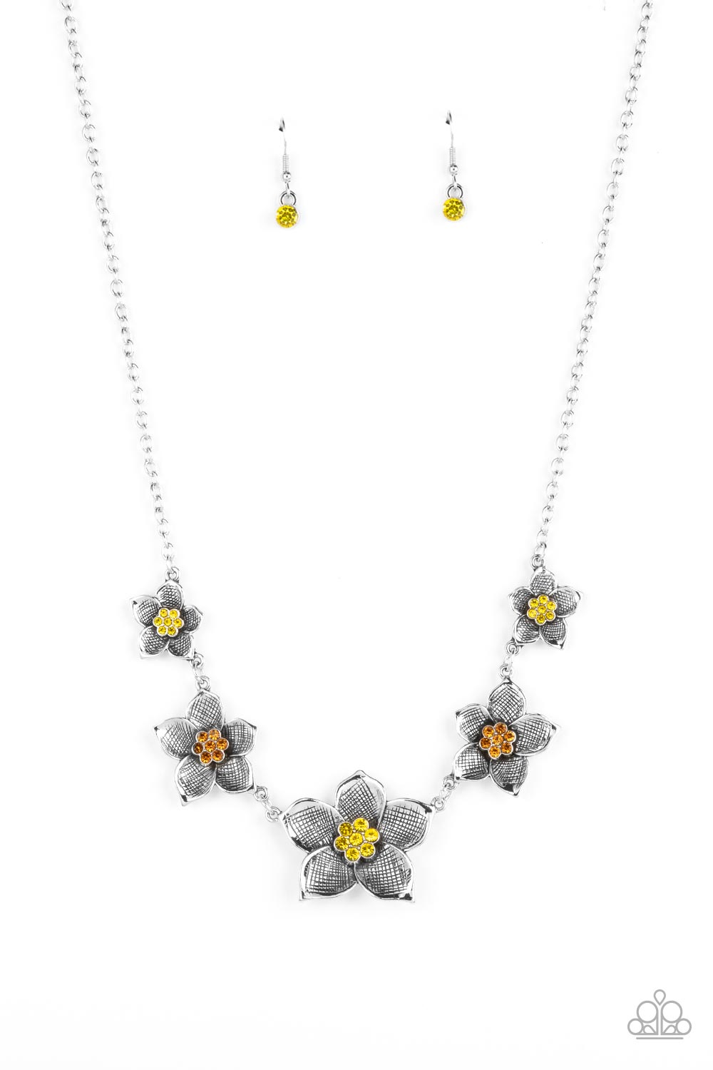 Wallflower Wonderland - Yellow Necklace Set