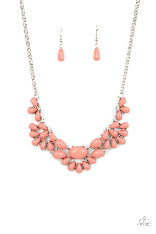 Secret GARDENISTA - Pink Necklace Earring Set