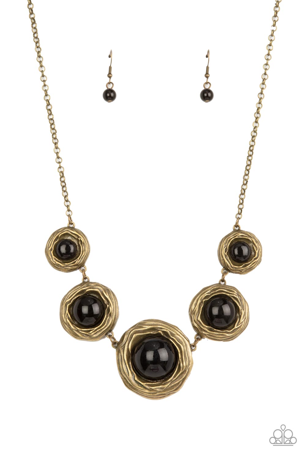 The Next NEST Thing - Brass Necklace Earring Set