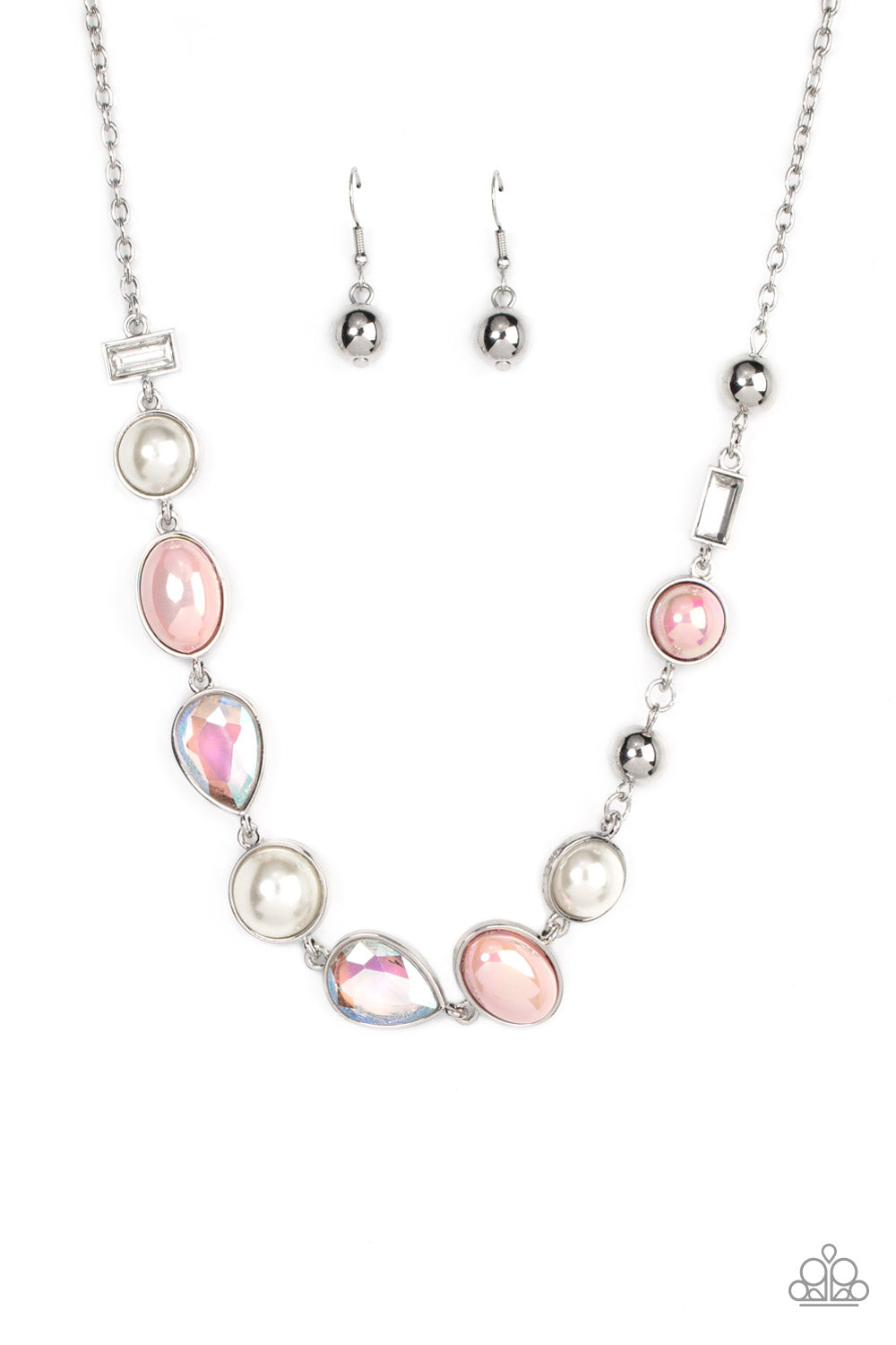 Nautical Nirvana - Pink Necklace Earring Set