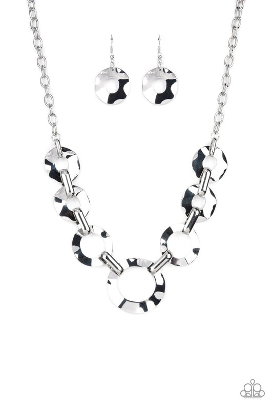 Mechanical Masterpiece - Silver  Necklace Set