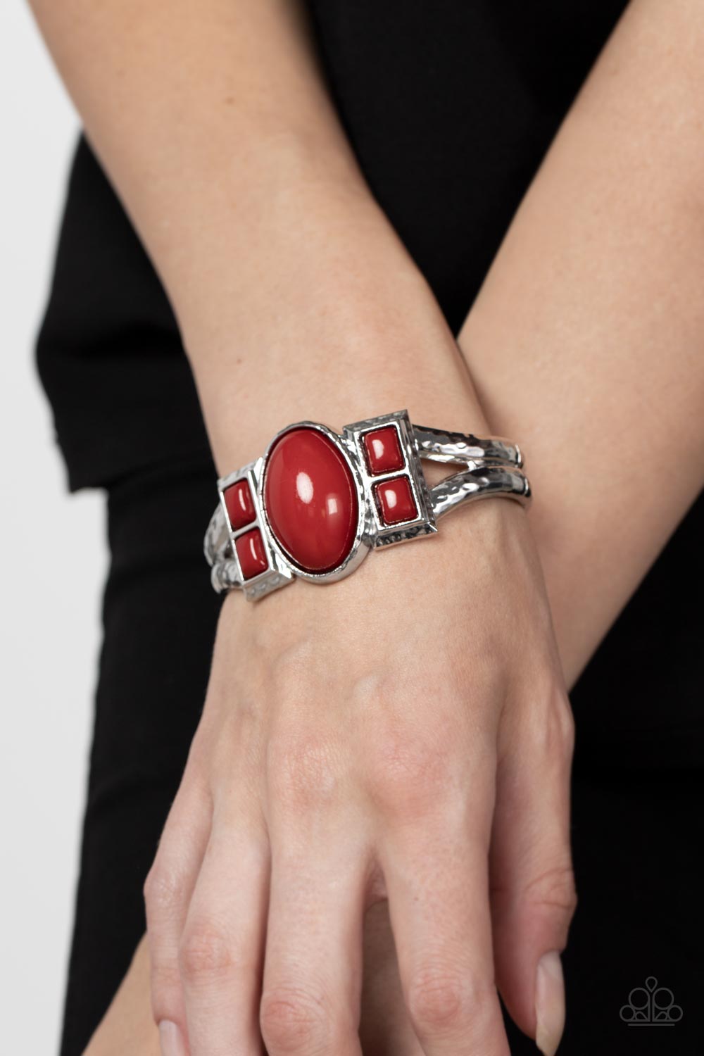 A Touch of Tiki - Red  Bracelet