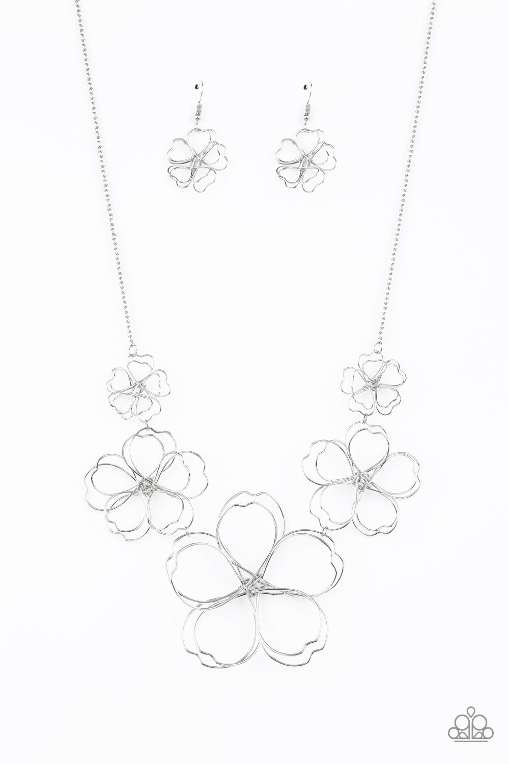 The Show Must GROW On - Silver Necklace Set