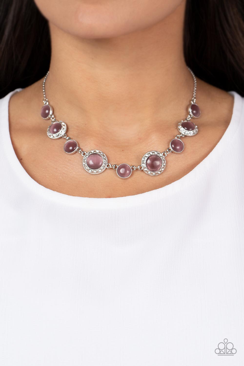 Too Good to BEAM True - Purple Necklace Set