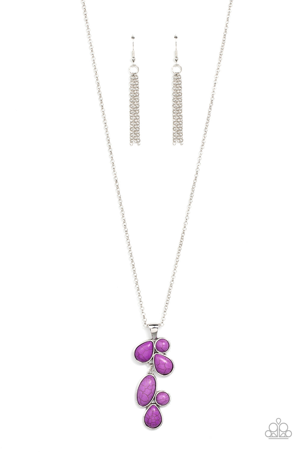 Wild Bunch Flair - Purple Necklace Set